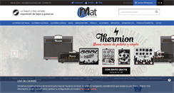 Desktop Screenshot of matguitars.com